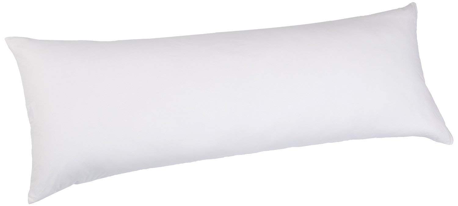 Ridas Bolster Pillowcases 100% Polycotton Blend product 6 Feet (72"), White — image 1