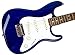 Squier by Fender Short Scale Stratocaster - Transparent Blue Bundle with Frontman 10G Amp, Cable, Tuner, Strap, Picks, Fender Play Online Lessons, and Austin Bazaar Instructional DVD