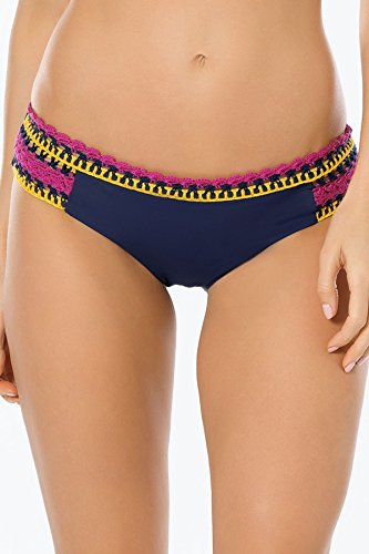 Becca by Rebecca Virtue Women's Scenic Route Tab Side Hipster Bikini Bottom