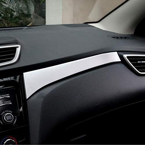 Chenghuaguo Car Interior Dashboard Glove Storage Box Upper Strips Trim Sticker for Nissan Qashqai LHD 2015 2016 2017 Accessories