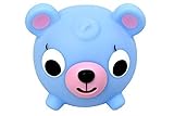 Jabber Ball Bear Squeak Toy Figure, Blue