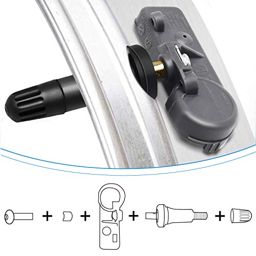 EONLION Tire Pressure Sensor 315MHz Tire Pressure Monitoring System (TPMS) Sensor Fits for Buick Cadillac Chevrolet GMC Pontiac, 4 Pack