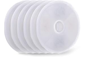 Cat Water Fountain Replacement Filters for Pet Flower GEX 6PCS Activated Carbon Resin Cotton Mesh Deeply Purifies Keeps Drink