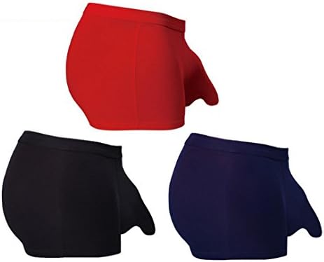 Crizan Men's Boxer Brief Micro Modal Underwear Ultra Soft Trunks (XXXL, 3 Pack Elephant's Trunk)