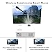 HOLLYWTOP HD Mini Portable Projector 2800 Lux WiFi Wireless Synchronize Smart Phone Screen,1080P Supported 180″ Display, Multimedia Connections, Compatible with Laptop/PS4/Fire TV Stick/Computer/DVDthumb 4