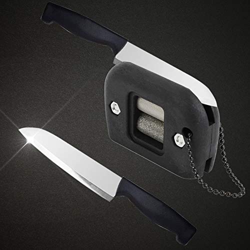 Jacksking Blade Sharpener, Ice Skate Edge Blade Sharpener Portable Sharpening Tool with Two Whetstone Gear - Thumbnail 2