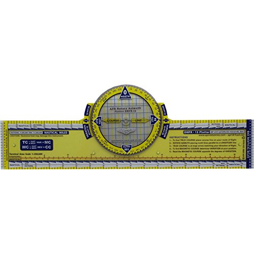 13 Deluxe Color Azimuth Compass Rose Navigation Plotter by APR