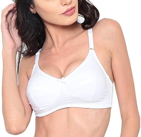 LaavianWomen's Cotton Non Padded Non-Wired Shaper T-Shirt Bra