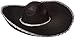 Forum Novelties Mens Adult Oversized Sombrero Hat Costume Headwear, Black, One Size US
