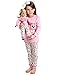 Girls Matching Doll&Toddler Owl Pajamas Cotton Pajamas Kids Clothes Sleepwear Size 7