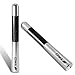 TRD Logo 12cm Carbon Fiber Polished Black Aluminum Screw-On Short Antenna