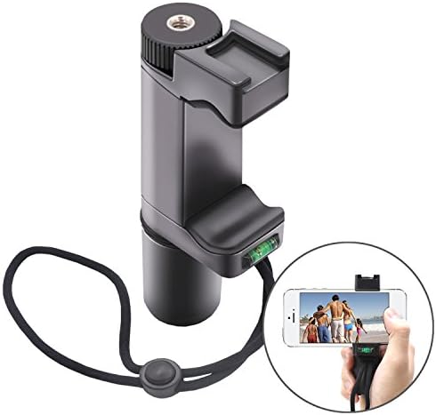 Smartphone Universal Hand Grip Stabilizer - TWZ Filmmaker Grip with Wrist Strap for Mobile Photographers Video Action Handheld Grip