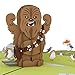 Lovepop Star Wars™ Chewbacca™ RARRRGGHH! Pop Up Card, 3D Card, Birthday Card, Greeting Card
