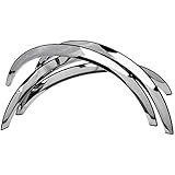 QMI Fender Trim 4 Piece Set 275504 Stainless Steel Mirror Finish 2 Inch Wide 1/2 Arch