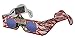 22 Pairs 3D Christmas and New Years Glasses - 13 Different Exclusive Styles -  Flat - 3Dstereo Holiday Eyes(TM)