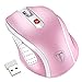 VicTsing MM057 2.4G Wireless Portable Mobile Mouse Optical Mice with USB Receiver, 5 Adjustable DPI Levels, 6 Buttons for Notebook, PC, Laptop, Computer, MacBook (Pink) primary