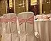 Pack of 50 Stretch Spandex Chair Sashes for Christmas Wedding Party Banquet Decoration Elastic Bulk Chair Cover with Buckle Engagement Event Birthday Graduation Meeting Pink……