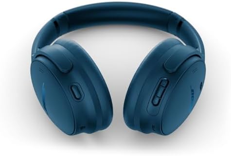 QuietComfort Kabellose Kopfhörer mit Mikrofon und Noise-Cancelling, Bluetooth-Over-Ear-Kopfhörer, Audiophile Kopfhörer, On-Ear-Kopfhörer mit Noise-Cancelling, bis 24h Akkulaufzeit, Dämmerungsblau