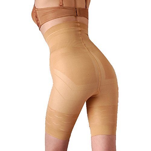 BaronHong Women's Shapewear Bodysuit High Waist Tummy and Tighs Control With Lift Butt Compression Shorts(skin,S)