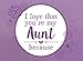 I Love That You're My Aunt Because: Prompted Fill In Blank I Love You Book for Aunts; Gift Book for Aunt; Things I Love About You Book for Aunt, Aunt ... Nephew (I Love You Because Book) (Volume 11) by River Breeze Press