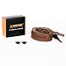 Inspire in Time Camera Neck Strap - Genuine Leather Adjustable Straps Universal Interfaces Mirrorless DSLR Cameras, Nikon, Canon, Sony, Olympus, Panasonic, Fuji & More, Brown