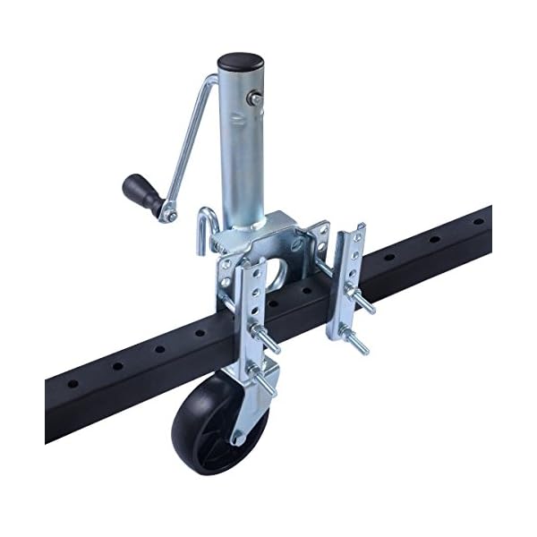Goplus-Trailer-Side-Swivel-Jack-Boat-RV-Swing-Away-Camper-Wheel-Bolt-On-1000-lbs