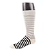RIORIVA Men Dress Socks -Big Tall Fun Designed Patterned Colorful For Casual Home (BSK03X-5 PACK classic stripe, US Men Size 10.5-14/EU 44.5-49)