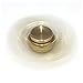 Posife EDC Spinner Fidget Toy - Brass Metal - Full Ceramic Bearings - Table Top & Hand Spinning - For Relieving Stress, Anxiety & Boredom - For Kids & Adults
