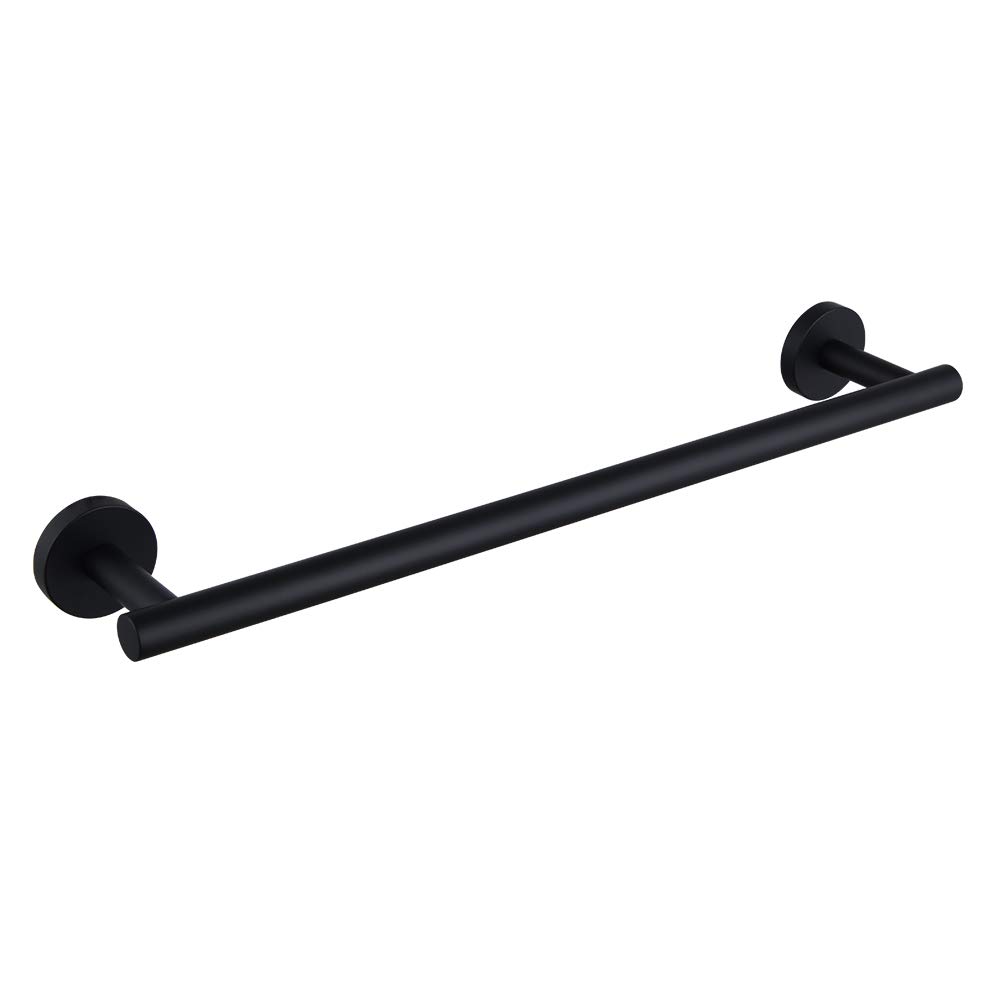 kimzcn Matte Black 18-Inch Hand Towel Bar SUS 304 Stainless Steel Towel Rack Holder for Bathroom Wall Mount …