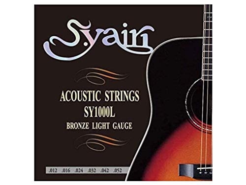 S.Yairi アコースティックギター弦 SY-1000L ライト (012-052) SY-1000L