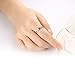 JSEA Womens Stainless Steel Cz Roman Numeral Rings Bands Openwork Rose Gold
