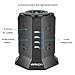 Vertical Power Strip, EletecPro Tower Extension Lead Smart Socket 2M/6.6ft With Surge Protection Overload Protection 8 Way Outlet and 4 USB (5V/4.5A ) Charging Ports Stations Cord Fireproof