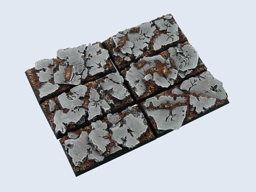 Battle Calvary Ruins Bases 25x20mm (4)
