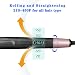 JAEL Professional Hair Straightener Curling Iron 2 in 1 Tourmaline Ceramic Twisted Flat Iron for All Hair Types with LCD Digital Display & Auto Shut-Offthumb 2