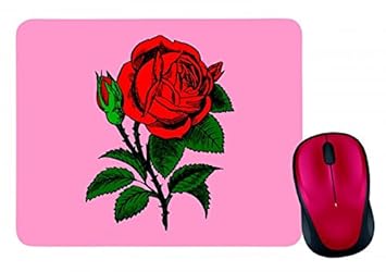 Tapis De Souris Fleur De Rose De Fleursrouge Amour Bouquet