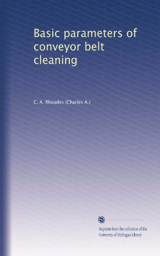 Basic parameters of conveyor belt cleaning
