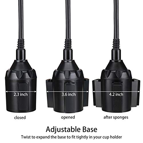 MOTOBA Car Wireless Charger Cup Holder Air Vent Phone Mount Infrared Sensor Wireless Car Charger Auto Clamping Compatible with iPhone 11/11 pro/11 pro max/XR/XS XS Max,Samsung Note 9/S10/S9/S8