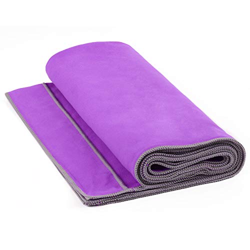 image for TOPLUS Yoga Towel, Sweat Absorbent Non-Slip Hot Yoga Towel + Hand Towe