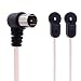 Fancasee Indoor FM Antenna 75 Ohm T-Type/Y-Type Dipole Antenna F Male Plug Jack Connector Adapter Coax Coaxial Cable Wire FM Radio Antenna for Table Top AV Stereo Receiver Home Theater Amplifier