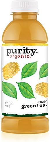 Purity Organic Tea, Honey Green Tea, 16.9 Ounce (Pack of 12)