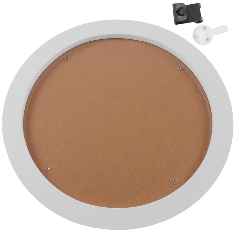 Display Frame Circle for Art Wood Embroidery Hoop Frame Finished Frame Round Embroidery Display Frame Wall-Mounted Photo Frame Decoration DIY Embroidery Craft Ornaments 7 Inch