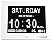 HiClear Dementia, Alzheimer's, and Memory Loss Digital Calendar Day Clock for Elderly Seniors with Extra Large Day and Time Period