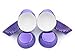 Gifbera Purple Foil Cupcake Liners - Standard Size Metallic Muffin Baking Cups/Cases, 200-Count