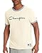 Champion Men's Heritage Ringer Tee, White Alabaster/Imprial Indigo, M