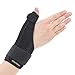 Thumb Brace Support / Splint for Tenosynovitis, Arthritis, RSI, Trigger Thumb, Carpal Tunnel Syndrome / right hand and left hand use REVERSIBLE / men and women / reliable stabiliser to ease discomfort