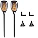 Solar Torch Lights,Solar Flame Lights Outdoor Flickering Flames Torches Lights Waterproof 96 LED Dancing Flames Landscape Decoration Lighting Solar Spotlights for Garden Yard Patio(2 Pack)1