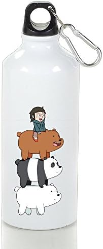 DETED Seamless We Bare Bears Drinkware Sport Bottle For Gym Travel Home Office Running Sport Outdoor