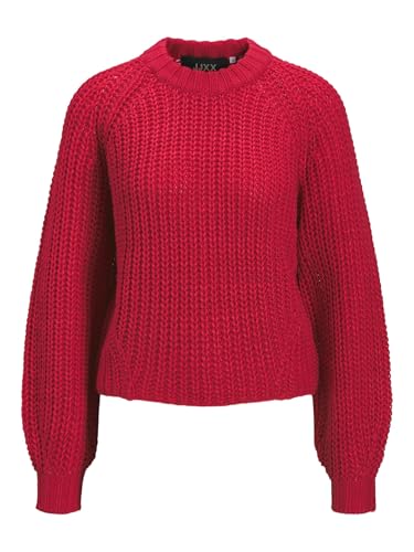 Jack & Jones Jxkelly Chunky Crew Neck Knit Sn, Barberry, XL