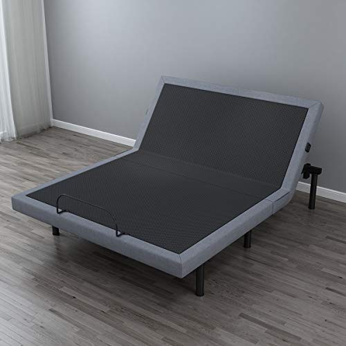 LEISUIT Adjustable Bed Frame Base with Back & Foot Massage,UnderBed
