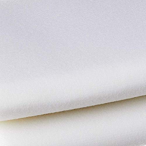 ByAnnie's Soft and Stable Fabric, 36 by 58-Inch, White